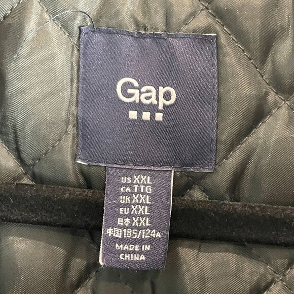 Gap Womens Plus XXL Gray Duffle Coat Hood & Toggle Closure Wool Blend Peacoat - Picture 3 of 10